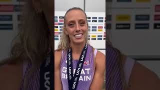 Jemma Reekie on 800m Silver amp securing Paris place  UK Champs 2024 [upl. by Steinman]