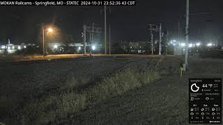 MOKAN Railcams Springfield Missouri BNSF Thayer North Subdivision MP 20470 RECURRENT STREAM [upl. by Elohcan]