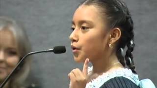 Discurso de niña indígena en la ieepcnlmx Natalia López López  Versión Completa [upl. by Neyud560]