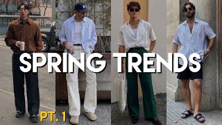 5 TRENDS TO TRY THIS SPRING  Men’s Spring Outfit Ideas  Mens Fashion 2024  Micah [upl. by Sacram]