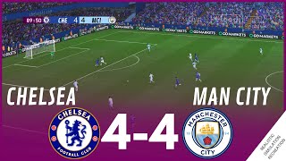 CHELSEA FC vs MANCHESTER CITY 44 MATCH HIGHLIGHTS • Video Game Simulation amp Recreation [upl. by Eiba]