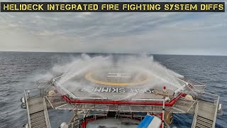 Helideck integrated fire fighting system DIFFS [upl. by Lorette]