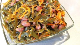 ПОЛЕЗНЫЙ ВКУСНЫЙ И ПРОСТОЙ В ПРИГОТОВЛЕНИИ САЛАТ ИЗ МОРСКОЙ КАПУСТЫ [upl. by Goeselt]