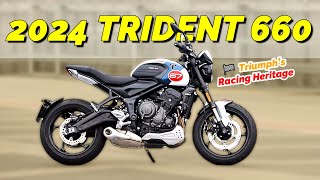 2024 TRIUMPH TRIDENT 660 TRIPLE TRIBUTE EDITION A Tribute to Racing Glory 🏍️🏆 [upl. by Iuq6]