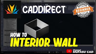 Caddirect How To Interior Wall [upl. by Lukey]