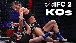 INVICTA FC 2 Every Knockout from the FULL EVENT [upl. by Anirtap]