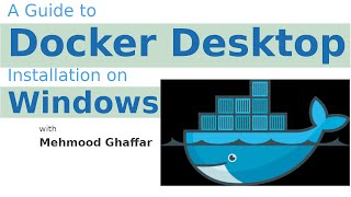 How to install Docker desktop on Windows  Docker is not running on Windows [upl. by Nosirb]