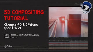 Cinema 4D amp C4dtoA  3D Compositing Tutorial  Part 12 Portuguese [upl. by Entruoc]