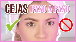 𝘾𝙊𝙈𝙊 𝙈𝘼𝙌𝙐𝙄𝙇𝙇𝘼𝙍 𝙏𝙐𝙎 𝘾𝙀𝙅𝘼𝙎 CON ESPACIOS VACIOS  TUTORIAL DE CEJAS PARA PRINCIPIANTES  NatyGloss [upl. by Ellenwad]