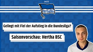 Saisonvorschau HERTHA BSC Favorit auf den AUFSTIEG in die BUNDESLIGA [upl. by Bueschel]