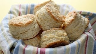 Buttermilk Biscuits from Scratch  Less Fat Easy Recipe [upl. by Xaviera]