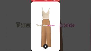 Tenue beigerose trend foryou snap aesth pourtoi fashion music abonnetoi [upl. by Raynor]