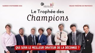 Trophée des Champions déloquence 2024 à AixenProvence [upl. by Anerbes721]