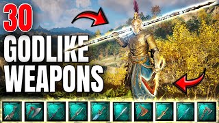 Assassin’s Creed Valhalla – The BEST 30 WEAPONS and How To Get Them [upl. by Lener929]