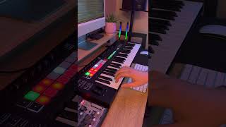 Blinding Lights  The Weeknd  Live Looping Novation Launchkey amp Ableton [upl. by Ashbey]