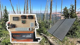 I built my own power bank that can charge from two separate solar sources  Enjoybot Battery [upl. by Nanyt]