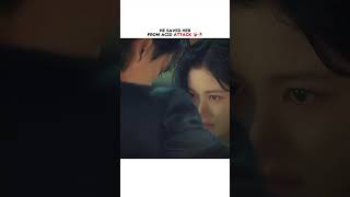 He saved her from acid attacked in south Korean shorts ytshorts trending viral kdrama love [upl. by Aivle556]