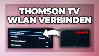 Thomson Fernseher mit WLAN verbinden  Internet einrichten Tutorial [upl. by Illil]