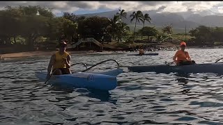 Maui Paddling Hui 2023 Season Opener OC1 OC2 Surfski [upl. by Adelaide]