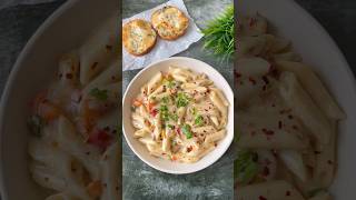 Creamy amp cheesy White sauce pasta  Flavours Of Food [upl. by Endor701]