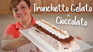 TRONCHETTO GELATO AL CIOCCOLATO Ricetta Facile  Fatto in casa da Benedetta [upl. by Einahpts]