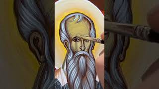 Painting St Polycarp  Face [upl. by Adianes]