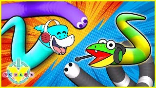 Slitherio GIANT WORMS FOR DINNER Lets Play with VTubers Big Gil Vs Gus the Gator [upl. by Toll]