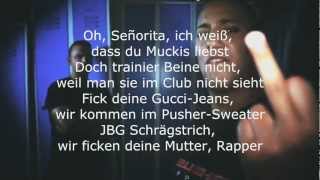 Kollegah amp Farid Bang  Stiernackenkommando Lyrics HQ [upl. by Bobbette]