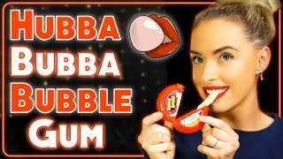 ASMR Hubba Bubba Chewing Gum  Gum Chewing  Bubble Gum [upl. by Fasa]