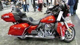 2014 HarleyDavidson Touring Ultra Classic Electra Glide Walkaround  2013 New York Motorcycle Show [upl. by Shakespeare]