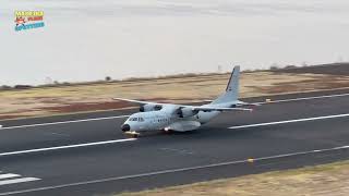 Portuguese Air Force Medical Flight Madeira Airport [upl. by Rissa]