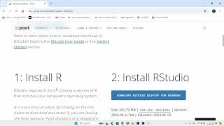 How To Download and Install RStudio 2024  Quick Fix [upl. by Adneral]