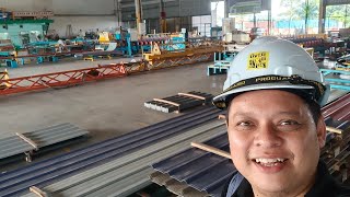 Metal Deck Insulation System Production by Ajiya Asia Roofing [upl. by Enaillil512]