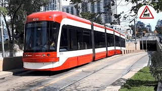 TTC streetcar and ttc bus near underground station platform in Toronto [upl. by Adrial]