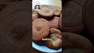 Crispy Danish pastry with only 3 ingredients🤯 food recipe fyp sweet viralvideo shorts foryou [upl. by Rother]