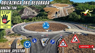 NOVA signalizacija na kružnom toku i isključenju za Beograd Obilaznica oko Beograda beograd [upl. by Anomor]