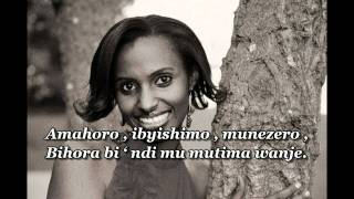 AMAHORO by Gaby with Lyrics [upl. by Ycul]