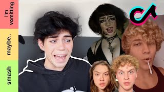 reacting to tiktok THIRST TRAPS [upl. by Icken914]