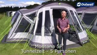 Outwell Montana 5P Zelt  Innovative Family Camping [upl. by Atiuqel800]