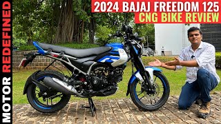 2024 Bajaj Freedom 125 CNG Bike Review  Tank Capacity Price Mileage amp Features Safe CNG To Buy [upl. by Arun]