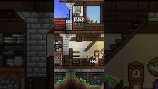 Quick Stairs Building Tips in Terraria terraria [upl. by Darbie]