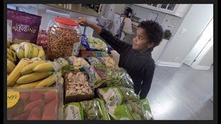 OnceaMonth Grocery Haul for March Large Family and THM eating [upl. by Terhune]