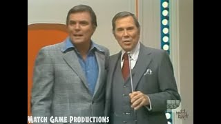 Match Game Synd Episode 166 Peter Marshall Hosts GOLD STAR MOMENT [upl. by Marty]