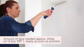 How to apply ADFORS Novelio Nature wall covering [upl. by Anahsohs]