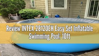 Review INTEX 28120EH Easy Set Inflatable Swimming Pool 10ft x 30in – PunctureResistant Material – [upl. by Ohs462]