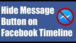 How to Remove Message Button on Facebook Timeline  That Really Works [upl. by Ardried]