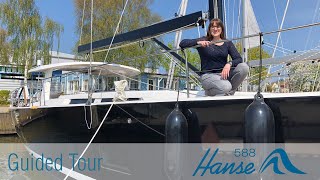 Hanse 588  Guided Tour [upl. by Fransis]