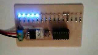 SMD LED Chaser PIC16F628A [upl. by Suisyola629]