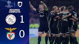 Ajax 10 Benfica  GOLES Y RESUMEN  Grupo E UEFA Champions League [upl. by Billmyre]