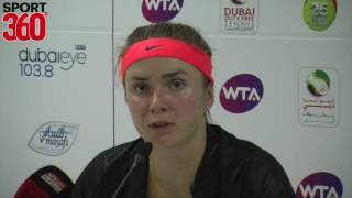 Elina Svitoliva downs Angelique Kerber to reach Dubai final [upl. by Darrick]